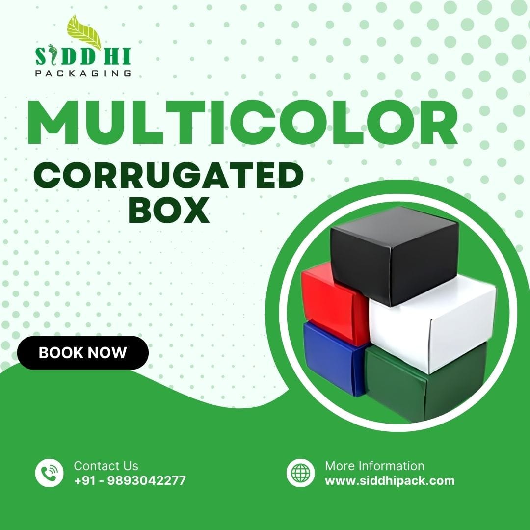 Best Manufacturer of Multicolored Corrugated Boxes in Indore